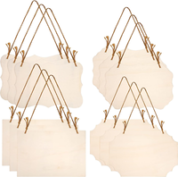 12 Unlackierte Holzschilder Zum AufhäNgen - Blanko Holzschild Zum Beschriften
