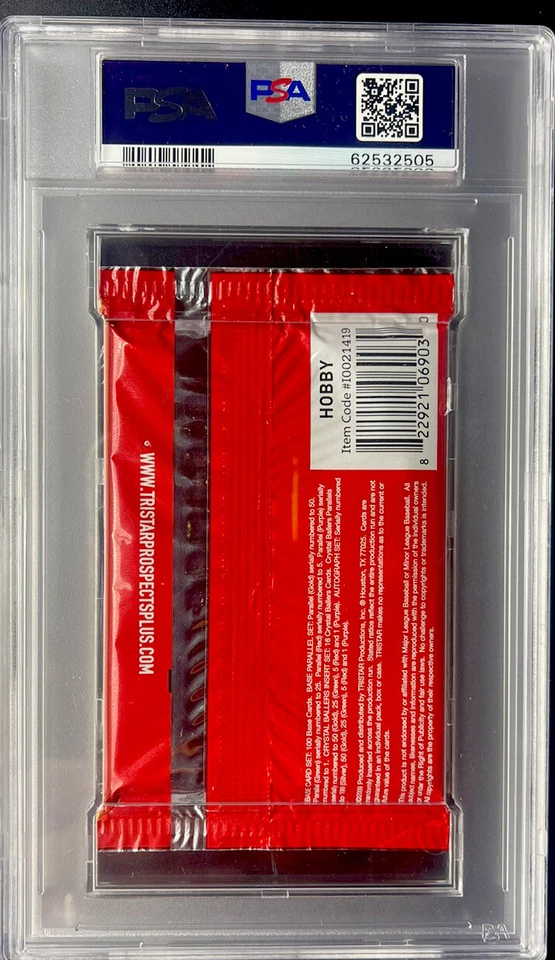 2009 TriStar Prospects Plus(+) Draft Picks Mint PSA 9 PACK  Poss Mike Trout AUTO - Image 2 of 2