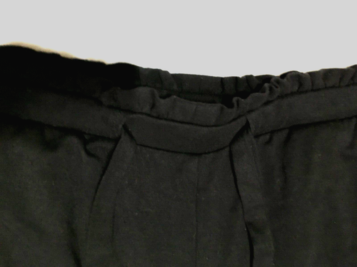 Torrid Pull On Knit Capris 2X Black Drawstring Elastic Waist Pockets 40 x 24.25" - Picture 2 of 8