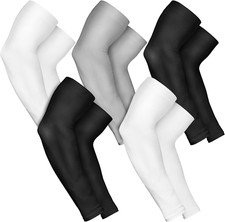 5 Pares De Mangas De Brazo Para Hombres Y Mujeres Proteccion Solar UV Brazos