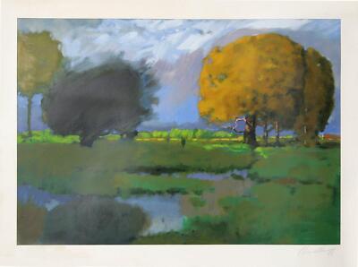 Chase Chen Chenoff, Golden Tree, Lithograph, signed in pencil l.r.