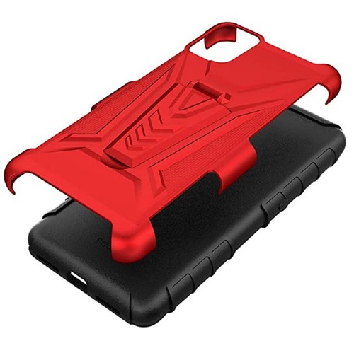 Phone Case for TCL ion Z Screen Protector with Dual-Layered Build-in Kickstand - Picture 4 of 7