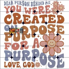 Sublimation Print Created For A Purpose Western Ready to Press Heat Transfer