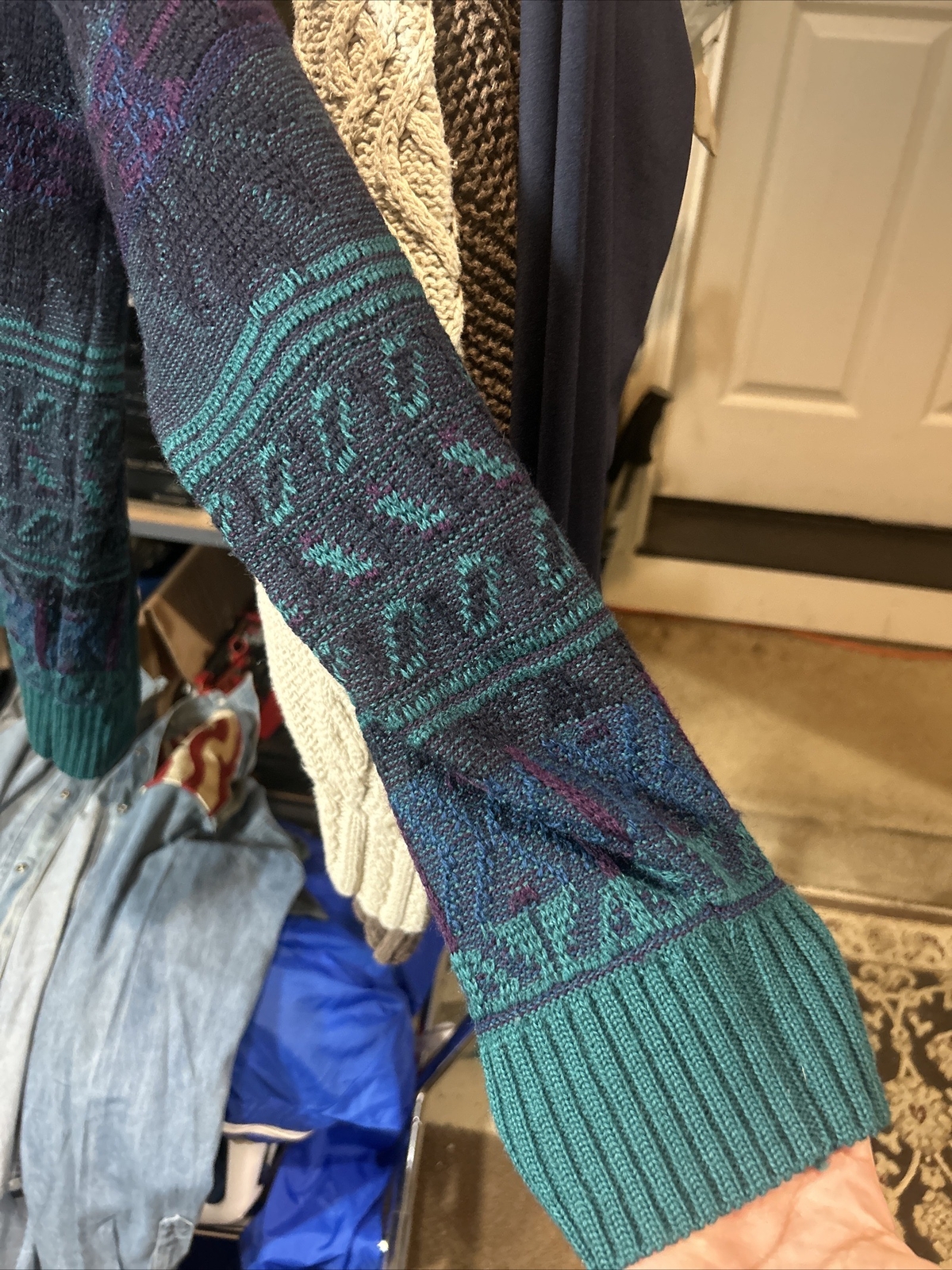 Vintage Pendleton Pull Over Sweater, Wool, Made I… - image 5