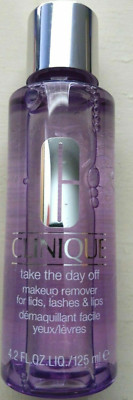 CLINIQUE Take The Day Off Makeup Remover for lids,lashes&lips 4.2oz/125ml NO BOX
