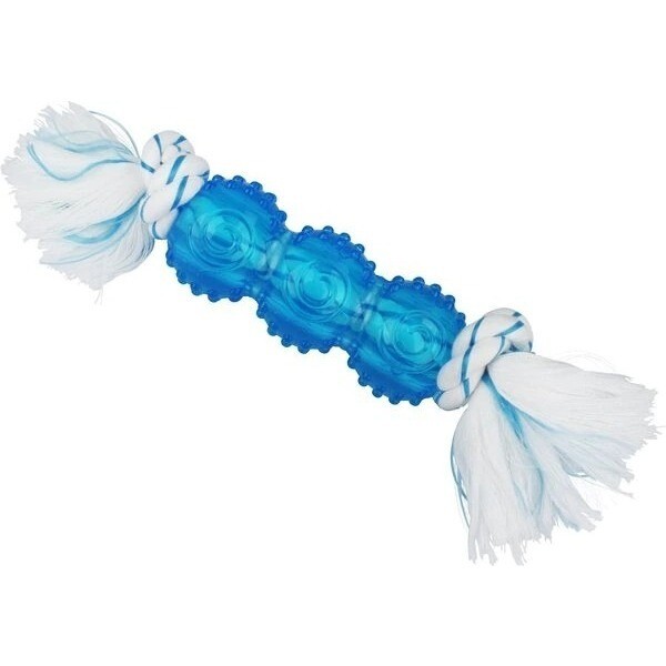 Multipet Canine Clean Mint Rope & Balls Tough Dog Chew Toy - Peppermint
