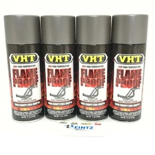VHT SP998-4 PACK CAST IRON High Temperature Flame Proof Header Paint - 11 oz