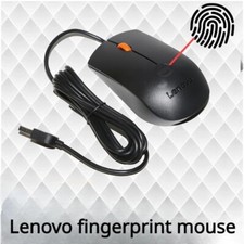 Lenovo  Wired Fingerprint Mouse MUF1652 Passw...