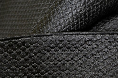 DAVID CARDONA Bergdorf Goodman Black Textured Silk Wool Dress Coat Jacket 6 GUC - Picture 12 of 12
