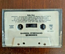 Barbra Streisand "Memories" Cassette Tape