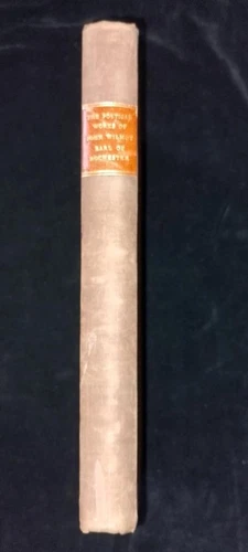 Poetical Works Of John Wilmot Earl Rochester Edition Haworth Press 1933