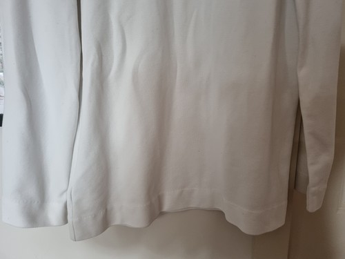 COUNTRY ROAD Womens Long Sleeve Top Size XS Cotton Blend Top White - Picture 6 of 8