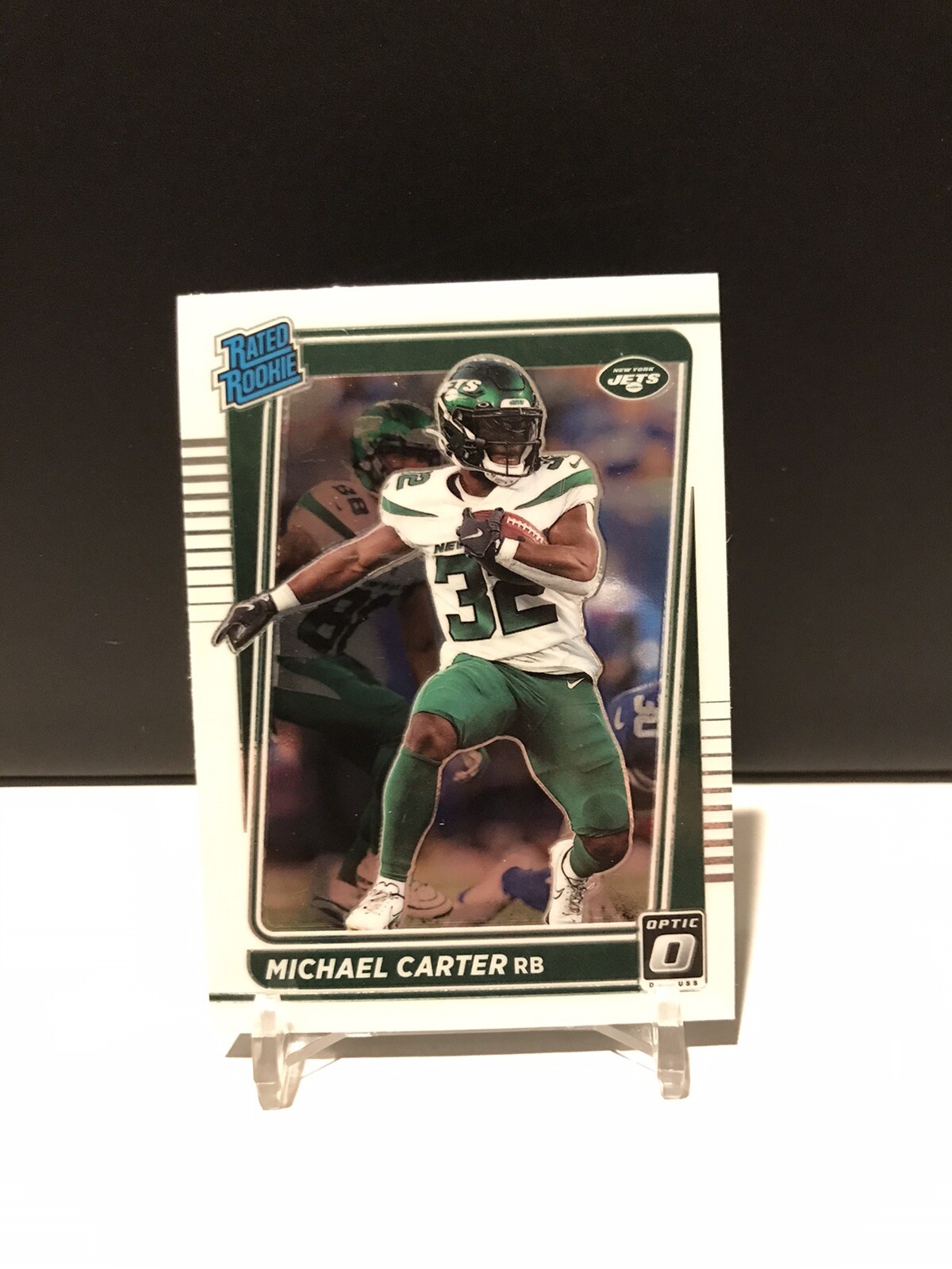 2021 Donruss Optic MICHAEL CARTER Rated Rookie RC #235 Jets