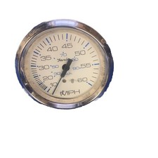 Faria Chesapeake White SS 4" Speedometer - 60MPH Mechanical 