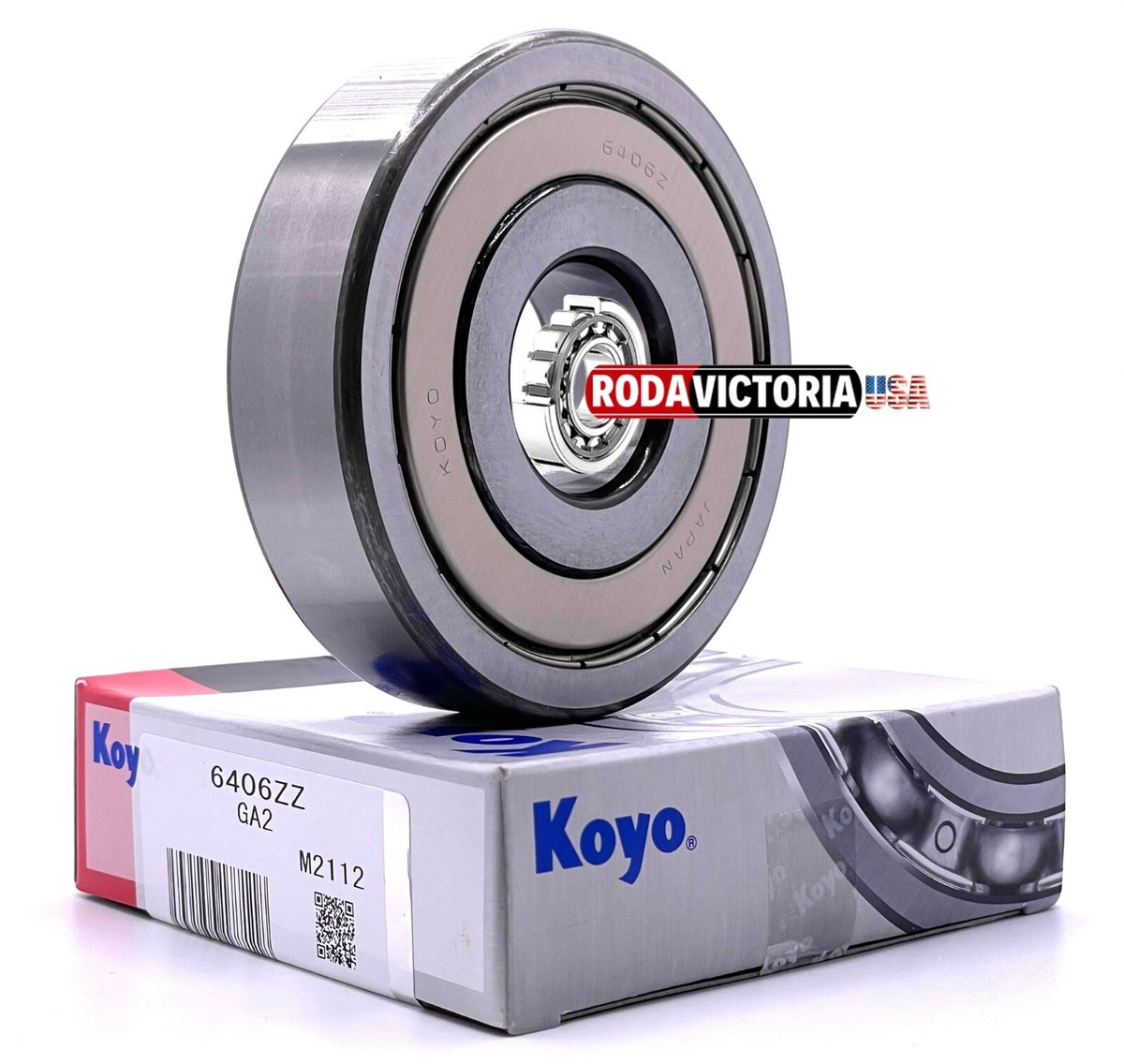 KOYO JAPAN 6406 ZZ Deep Groove Ball Bearing Metal Shielded