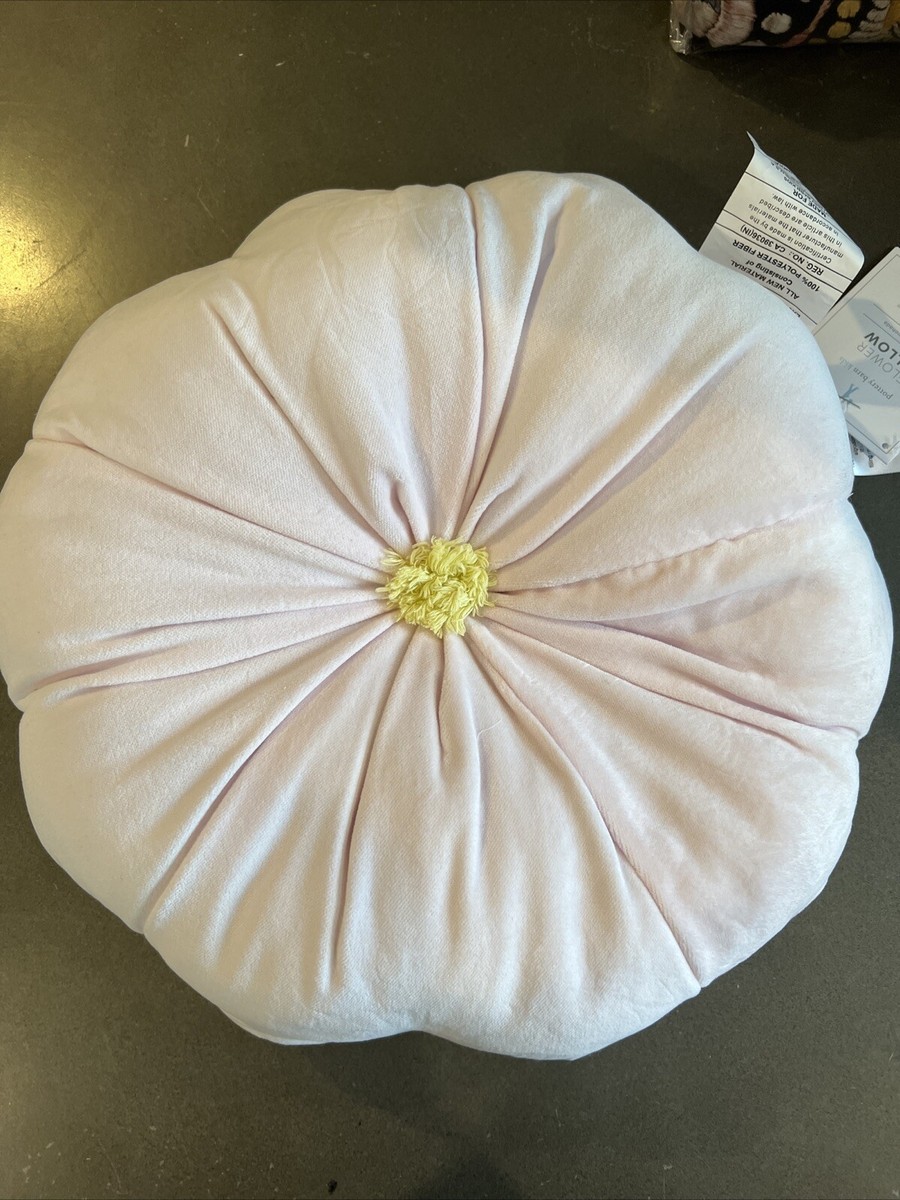 Pottery Barn Kids Flower Pillow 16” Pink #6472 | eBay