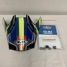 HJC FG-MX Helmet Replacement Visor Peak Piston MC-2 Blue/Yellow