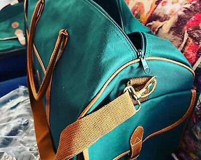 🔥NEW VINTAGE SET 1990s Ralph Lauren Polo GREEN Duffle Bag 🔥NEW VINTAGE SET 1990s Ralph Lauren Polo GREEN Duffle Bag
