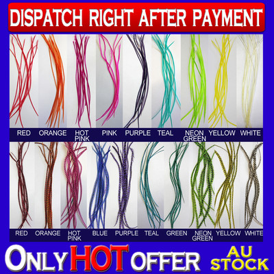 Color Real Feather I Tip Hair Extension Highlight Single Strand