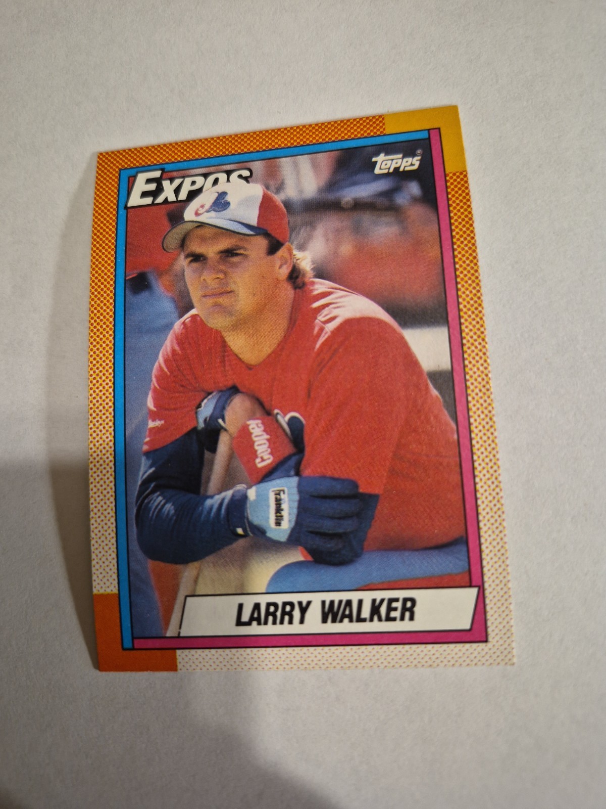 Larry Walker 1990 TOPPS #757 FREE SHIPPING