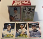 1989 Topps Traded Complete Set (132 Cards) Ken Griffey Jr. Deion Sanders RC