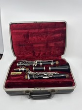 Vintage Bundy Resonite HA Selmer Clarinet /w Hard Case Untested Hairline Crack 
