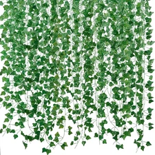 12Pack Fake Ivy Vines 84Ft Artificial Greenery Hanging Wall Room Décor