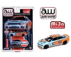 Auto World 1:64 2021 Dodge Charger SRT Hellcat Custom GULF Livery Diecast CP8084
