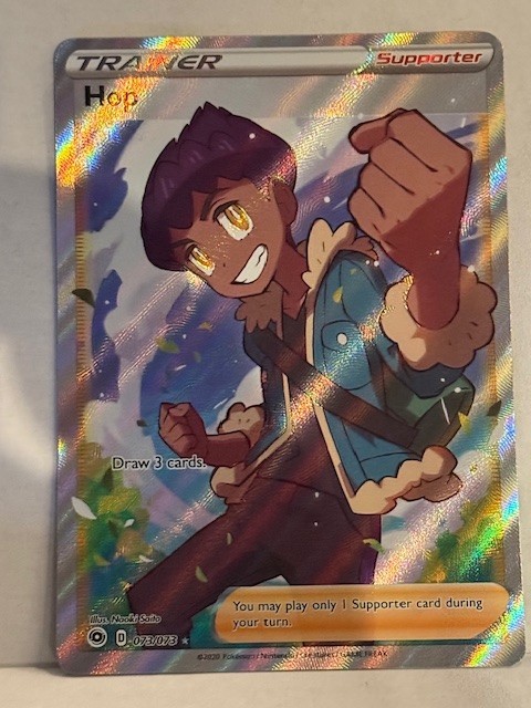 Hop 073/073 Full Art Ultra Rare Card Pokémon Champions Path - NM FREE SHIPPING