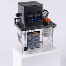 2L Dual Digital Display Automatic Electric Lubrication Pump CNC Timer Oiler