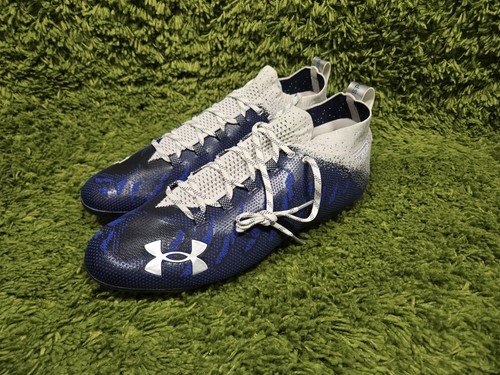 Neu ohne Etikett Under Armour Spotlight Lux ThreadLock Fußballschuhe – Herrengröße 16 – blau - Bild 1 von 9