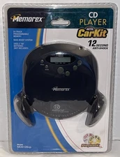 Memorex MD6126CP Portable CD Player Car Kit Brand New Sealed