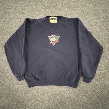 Camp David Sweatshirt Mens Size M Navy Blue Crystal Cruises Embroidered USA Made