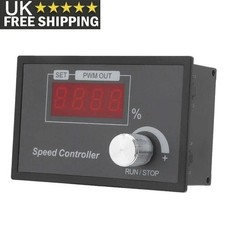 DC6-60V 12V 24V 48V 0-30A PWM Motor Speed Controller LED 0--100% Speed Switch
