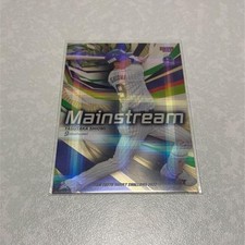 Yasutaka Shiomi Yakult 2022 BBM 60P Parallel Jersey Number Card Used