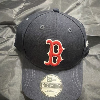 New Era Boston Red Sox 9FORTY Adjustable Hat Cap Blue One Size MLB