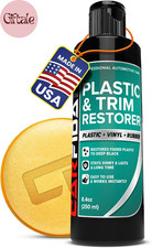 Plastic Restorer for Cars   Refreshes Faded Plastic, Vinyl  Rubber Trim with Po