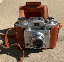 VTG Samoca 35 III 35mm Film Camera Ezumar 50mm f/3.5 Leather Case