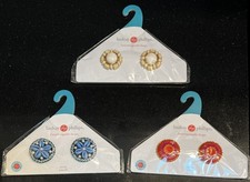 Lindsay Phillips Shoes SNAPS Interchangeable Set of 3 New NOS