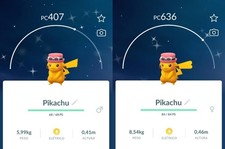 Shiny Pikachu Serena's Hat Pokemon Trade Go Registered Only