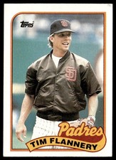 1989 Topps Tim Flannery San Diego Padres #379