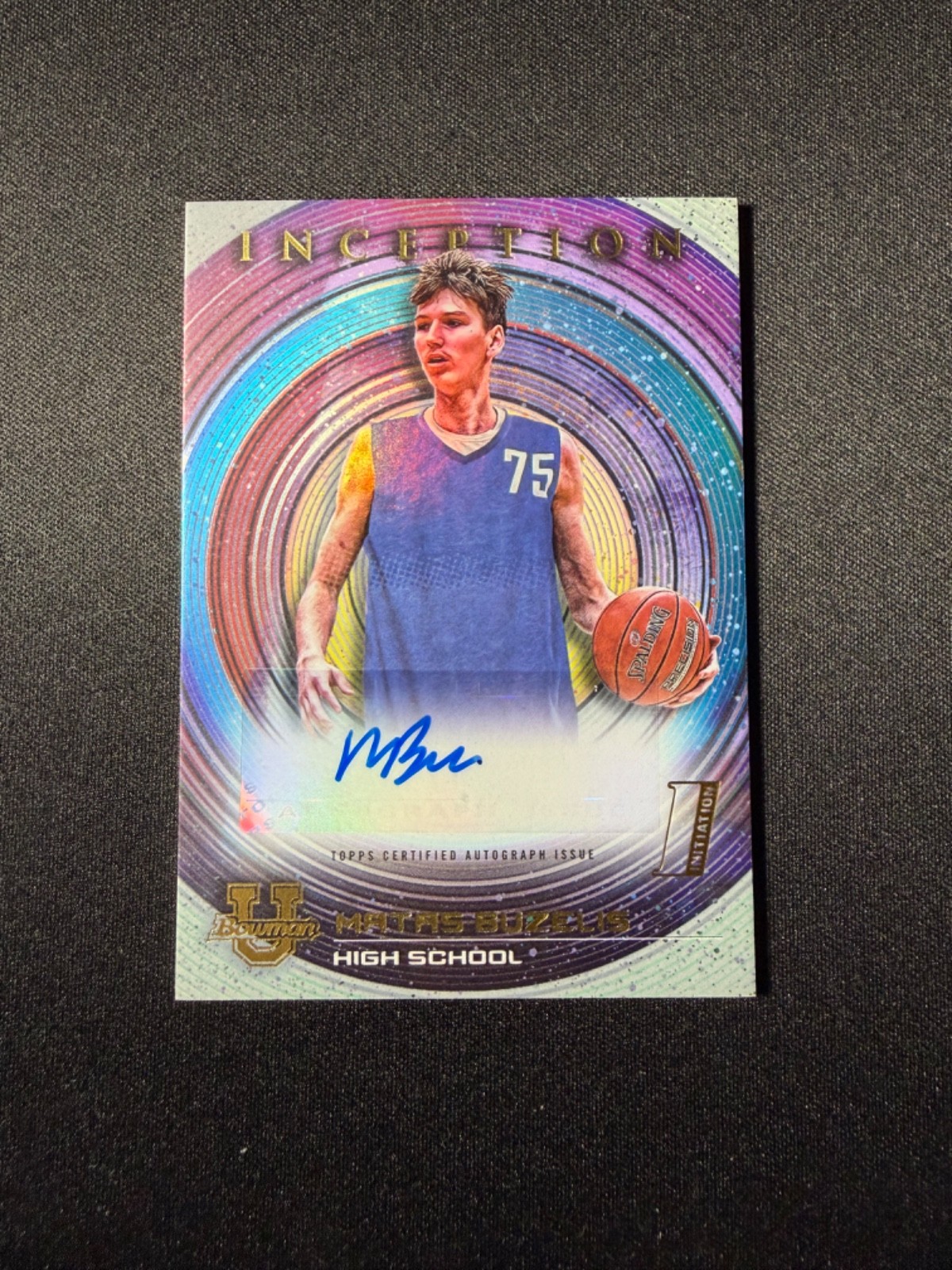 2022-23 Bowman Inception University Auto Matas Buzelis #BIA-MB Auto