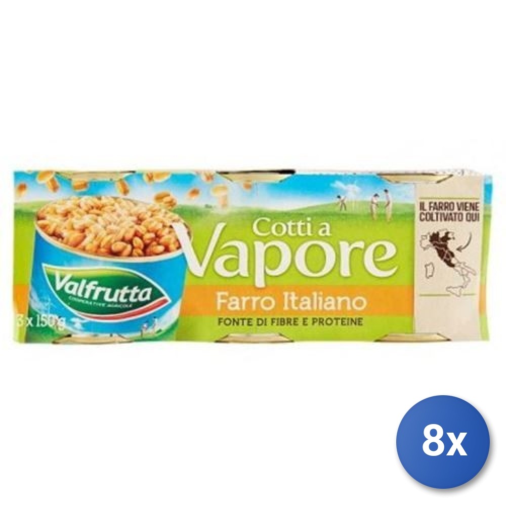 8X Multipack Valfrutta Spelt 150G X3 Steam