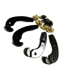 4x Cello Alloy Hook  Brass Screw Fine Tuner Bolt Nut Tailpiece Making Parts