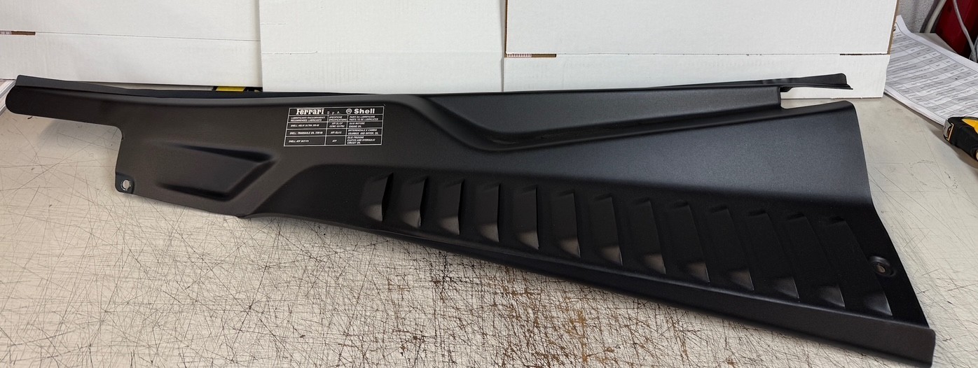 Ferrari 458 Italia Coupe, Left Rear Engine Bay Panel, Used, P/N 82904900