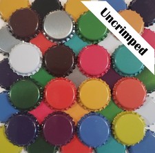 100 Colored Beer Bottle Caps for Brewing Home...
