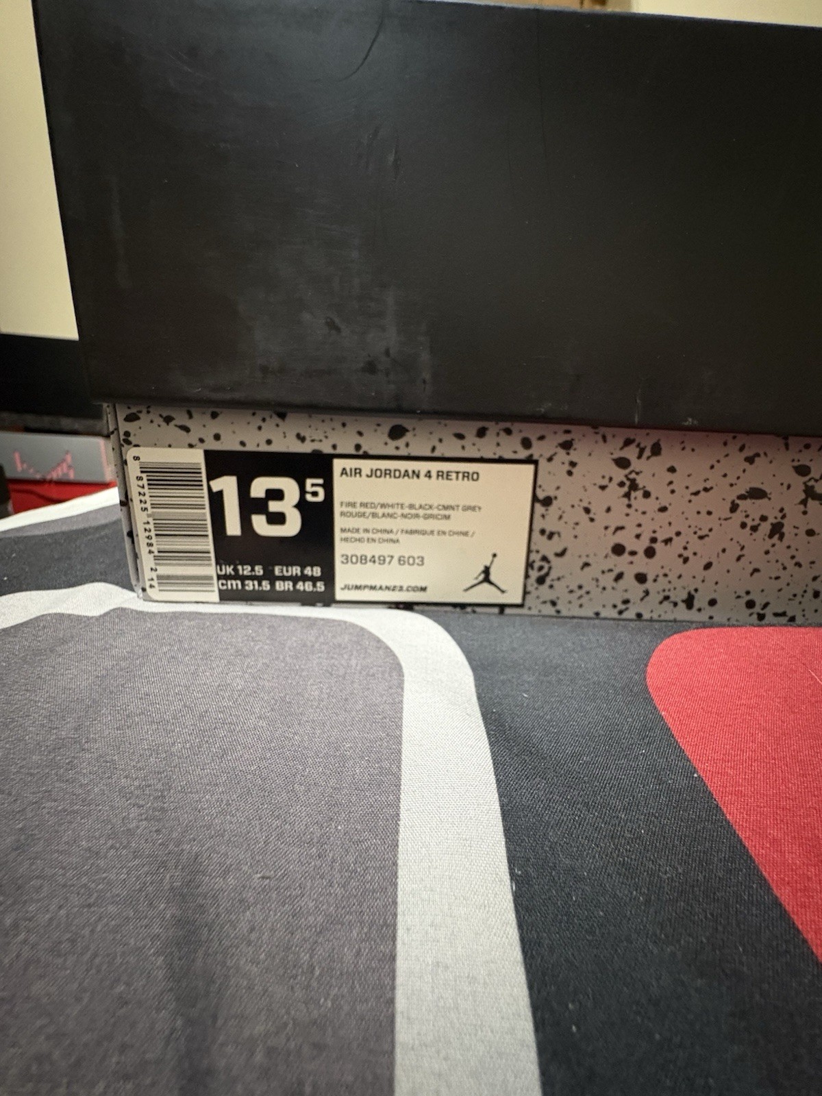 Nike Air Jordan 4 Retro Toro Bravo Mens RARE Sz 13.5  RARE thumbnail 9