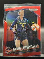 2025 Panini Prizm WNBA Sophie Cunningham #63 True Red /299
