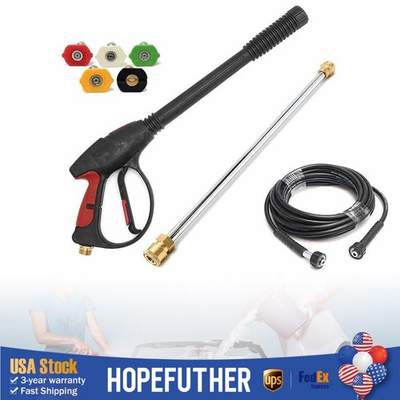 #ad For Craftsman High Pressure Power Washer Spray Gun Wand Hose Kit5 Tips New $28.89