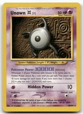 Unown [X] #30/105 (Unlimited) (LP) Neo Destiny N4 Pokemon